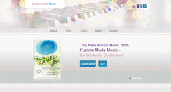 Desktop Screenshot of custommademusic.com